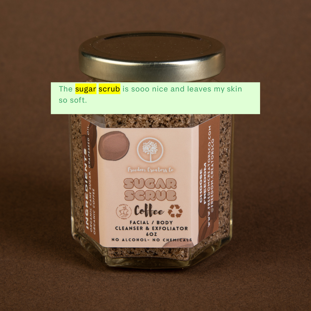 Coffee Face and Body Sugar Scrub