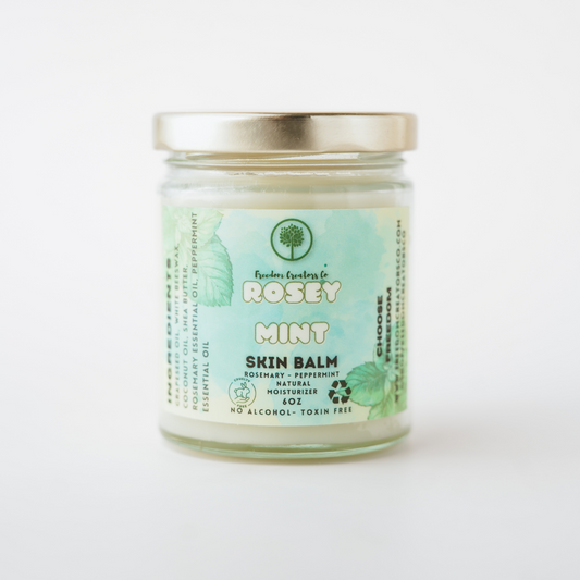 Rosey Mint (Rosemary Peppermint) Skin Balm - 6oz