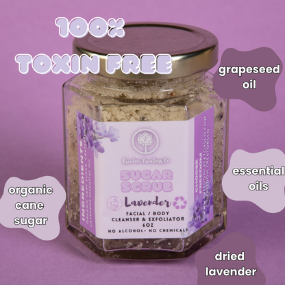 Lavender Face and Body Sugar Scrub