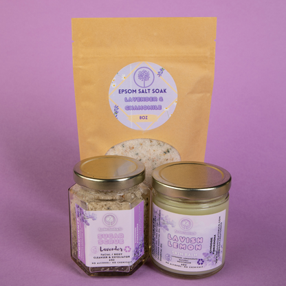 Lavender Face and Body Sugar Scrub