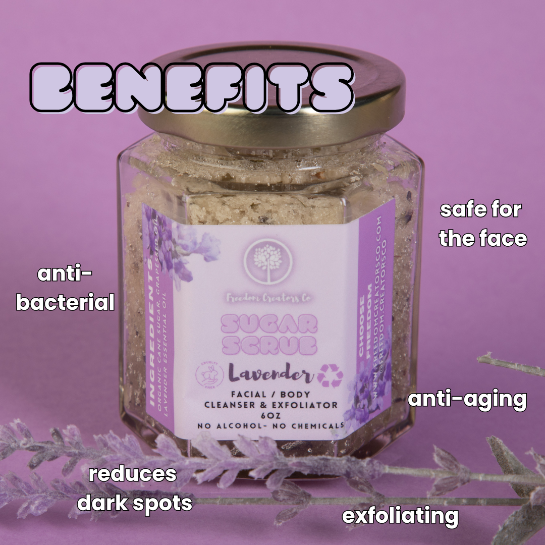 Lavender Face and Body Sugar Scrub