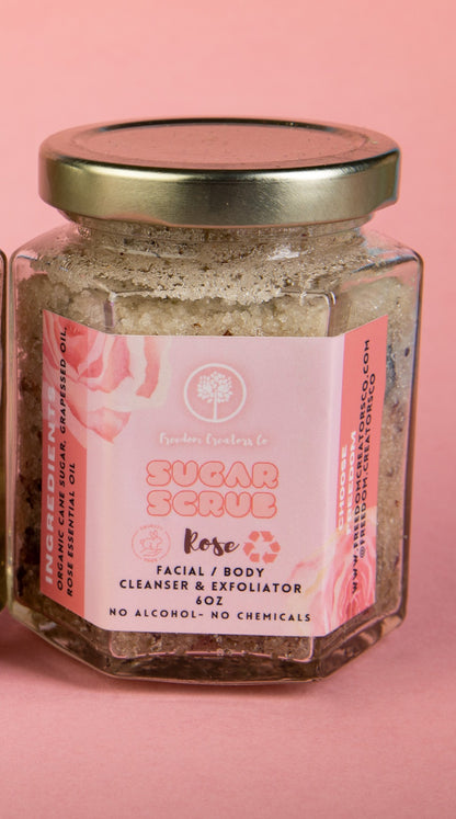 Rose Face & Body Sugar Scrub