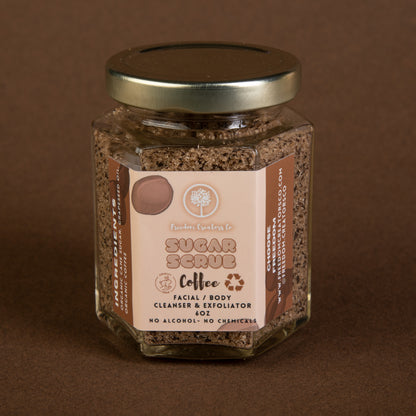 Organic Coffee Sugar Scrub for the face and body