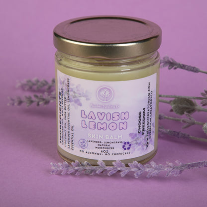 Lavender Lemongrass Skin Balm for eczema care