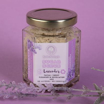 Lavender Face and Body Sugar Scrub