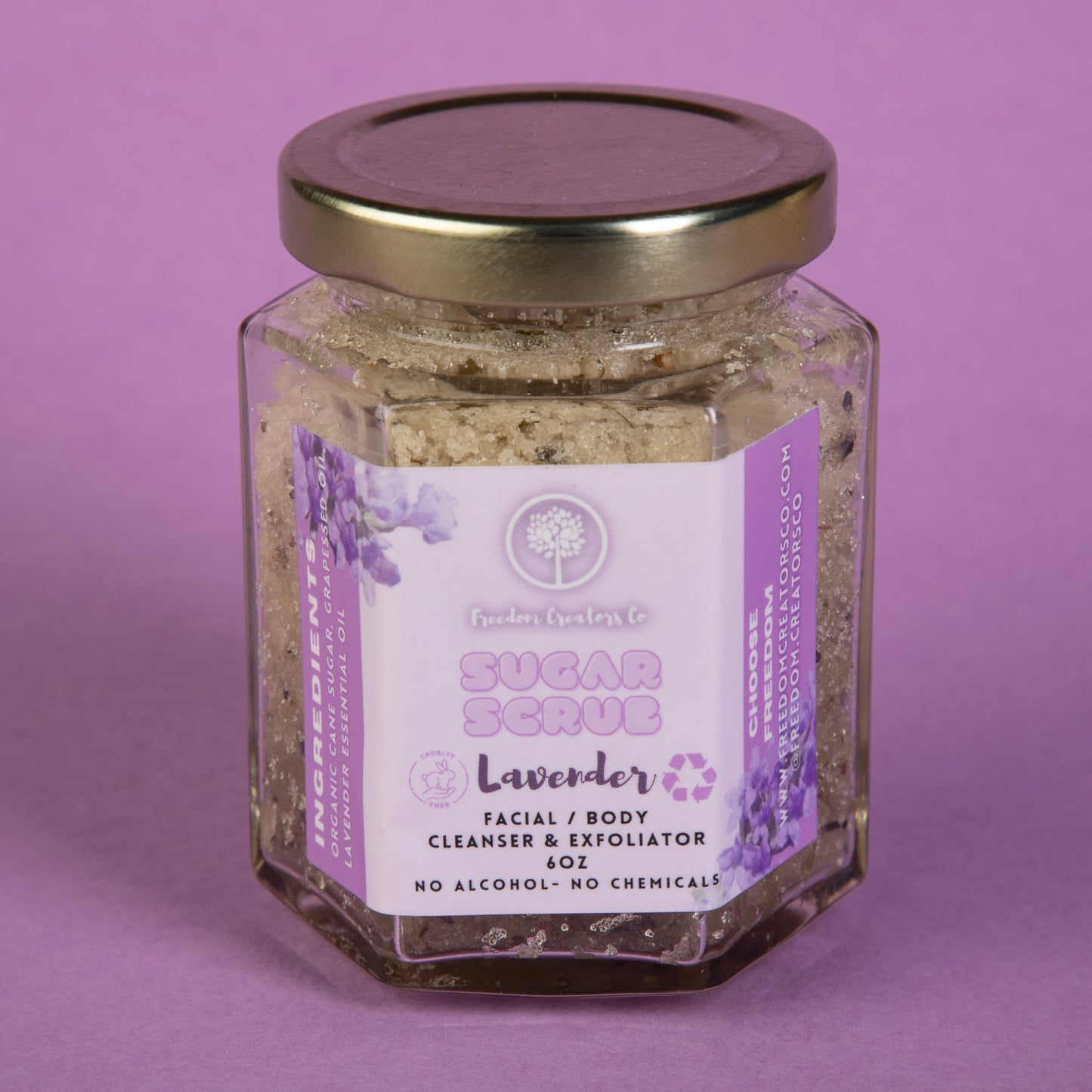 Lavender Face and Body Sugar Scrub