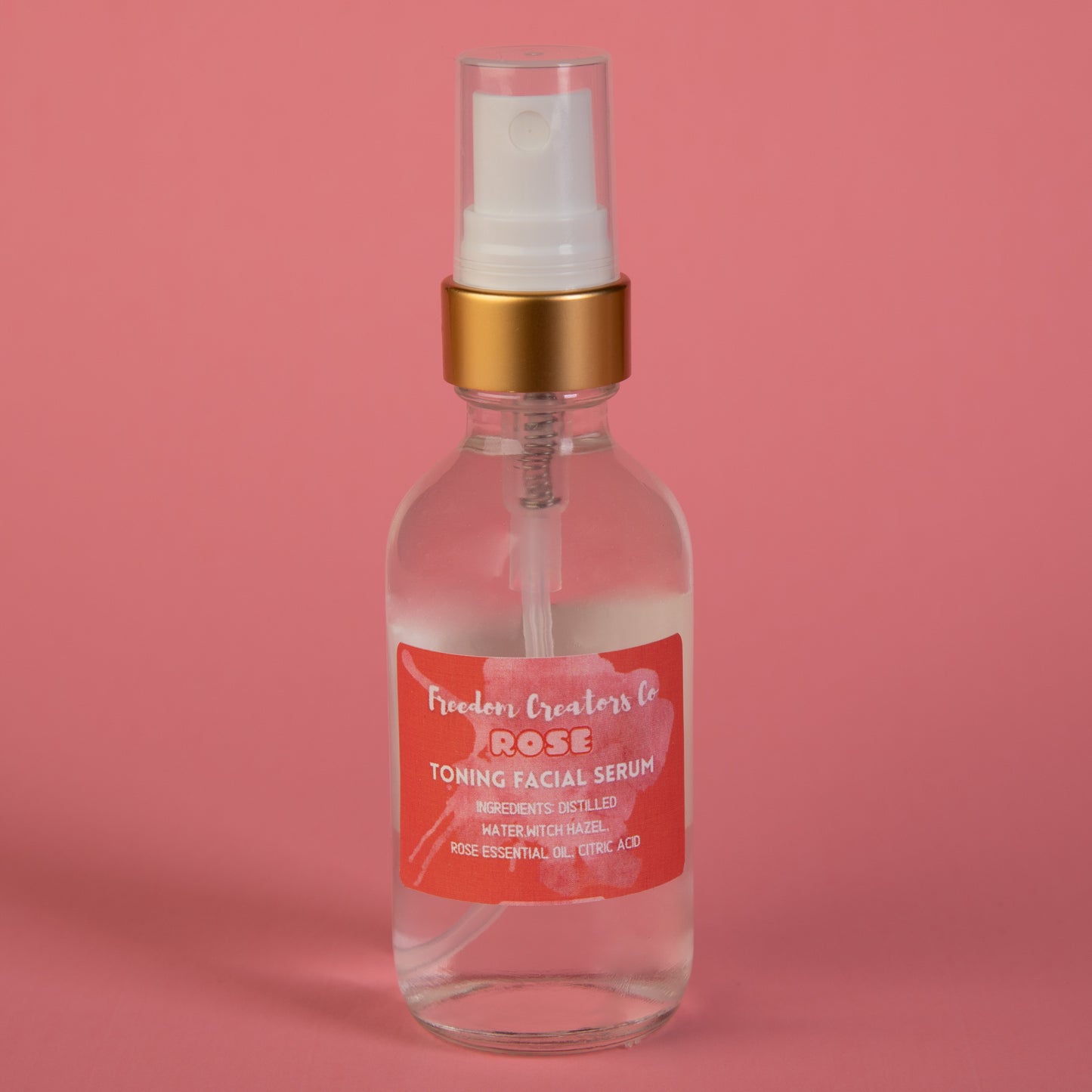 Natural witch hazel rose toner